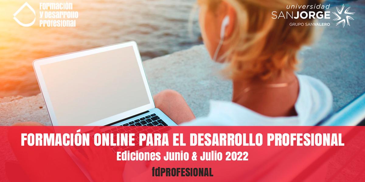Cursos online de Formacin y Desarrollo Profesional para junio y julio de 2022