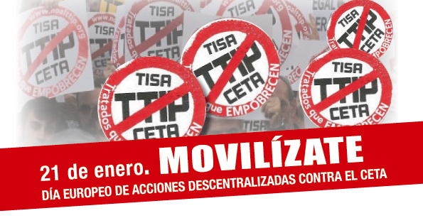 Movilizacin contra el CETA y el TTIP