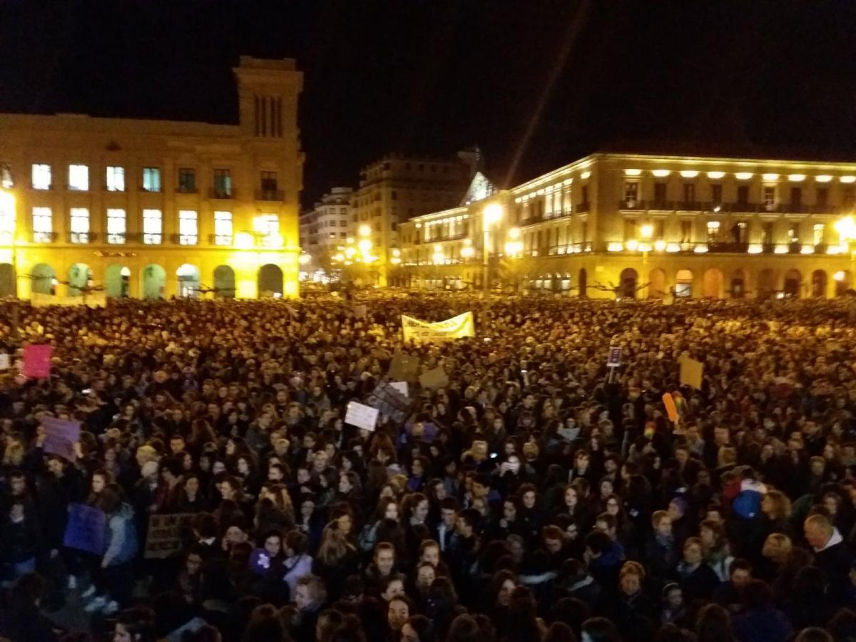 Huelga general del 8 de marzo de 2018, Pamplona