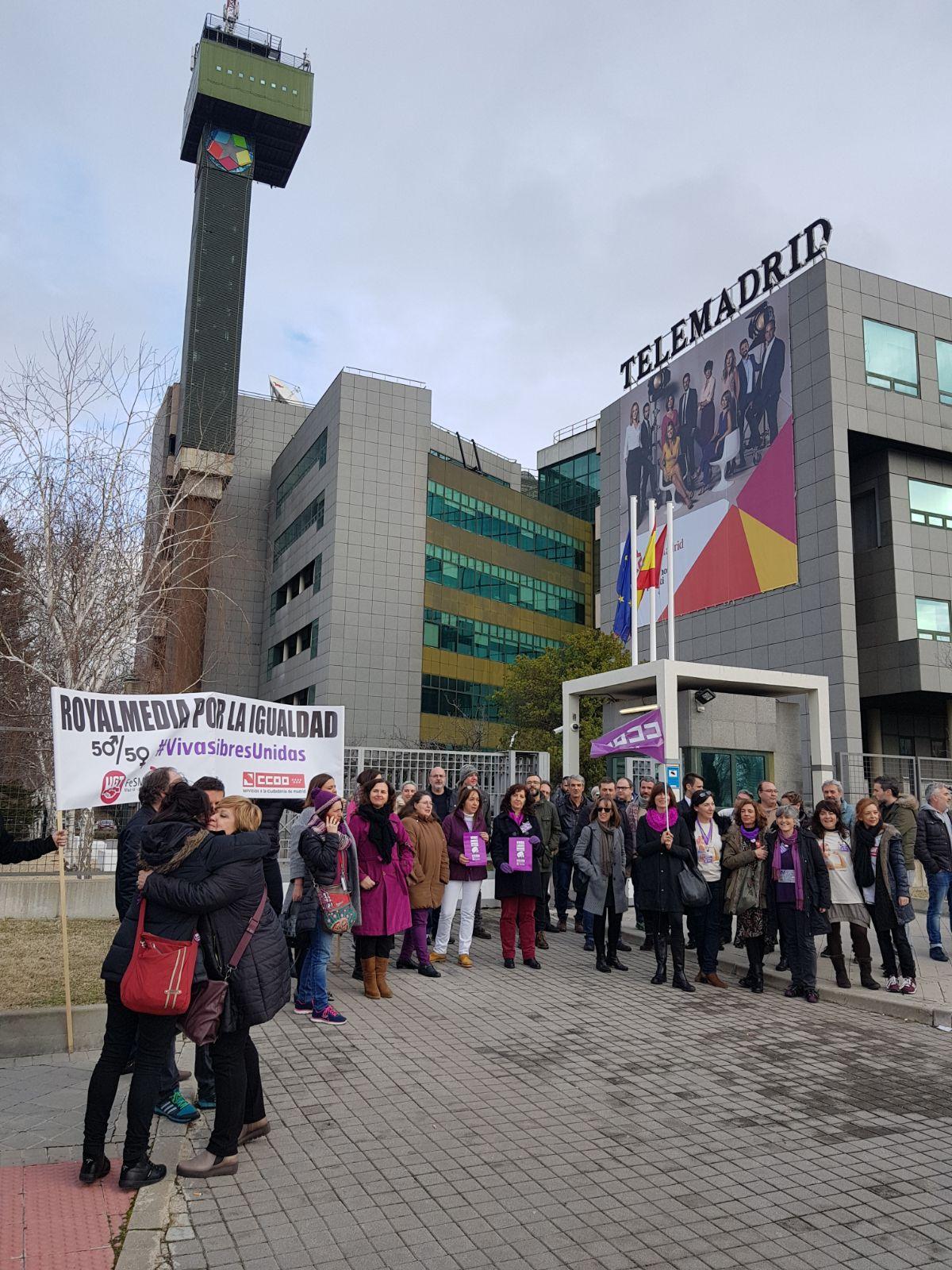 Huelga general del 8 de marzo de 2018, Telemadrid