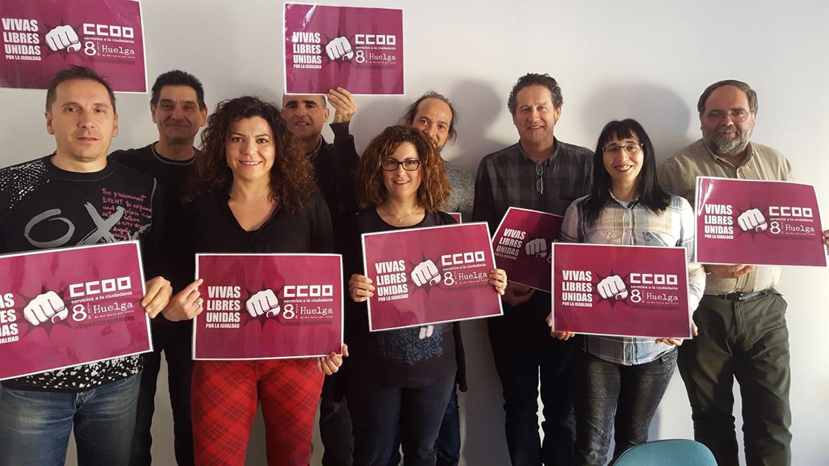 Apoyos a la Huelga General del 8 de Marzo, La Rioja