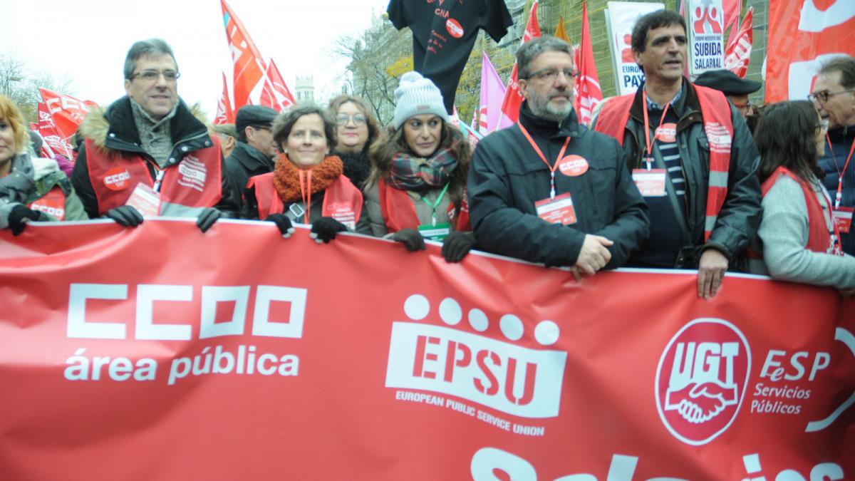 Manifestacin #AhoraLoPblico, Madrid, 14 de diciembre de 2017