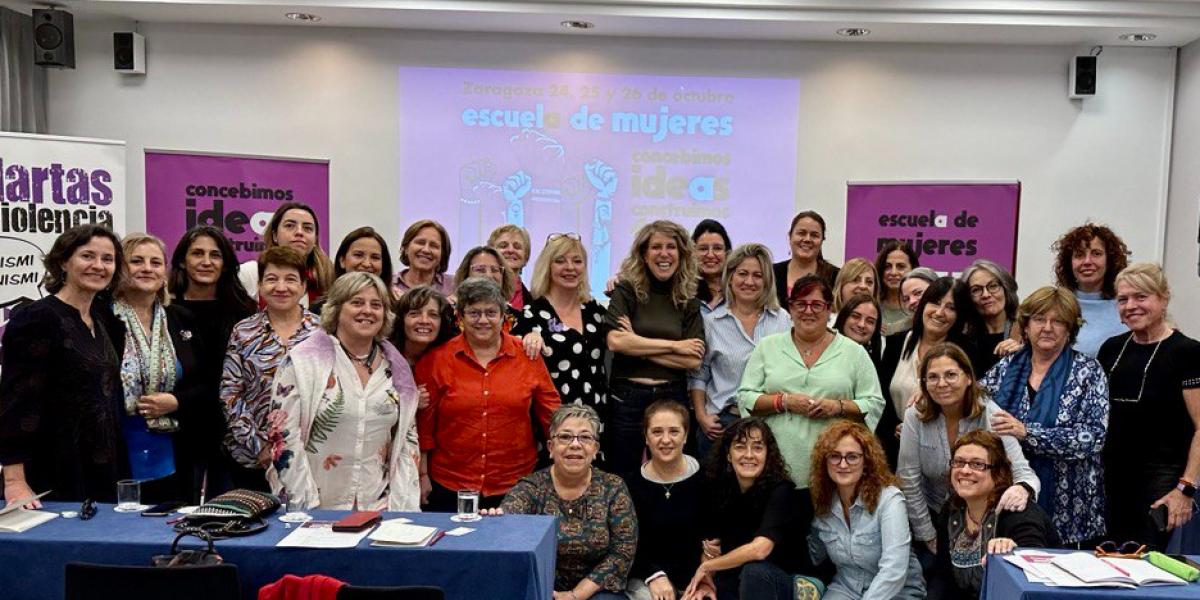 La II Escuela de Mujeres de FSC-CCOO se celebr en Zaragoza del 24 al 26 de octubre con el lema "Concebimos ideas, construimos futuro"